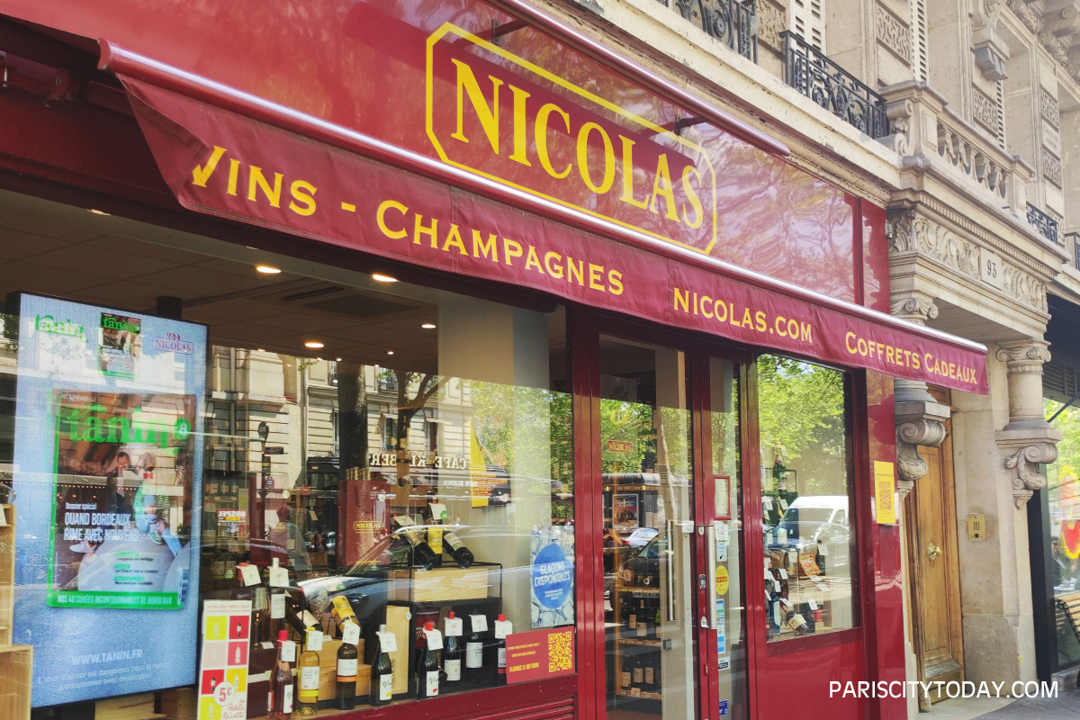 Nicolas Wine Stores in Paris